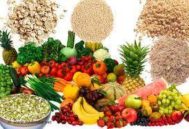 Verduras y frutas con alto contenido de fibra