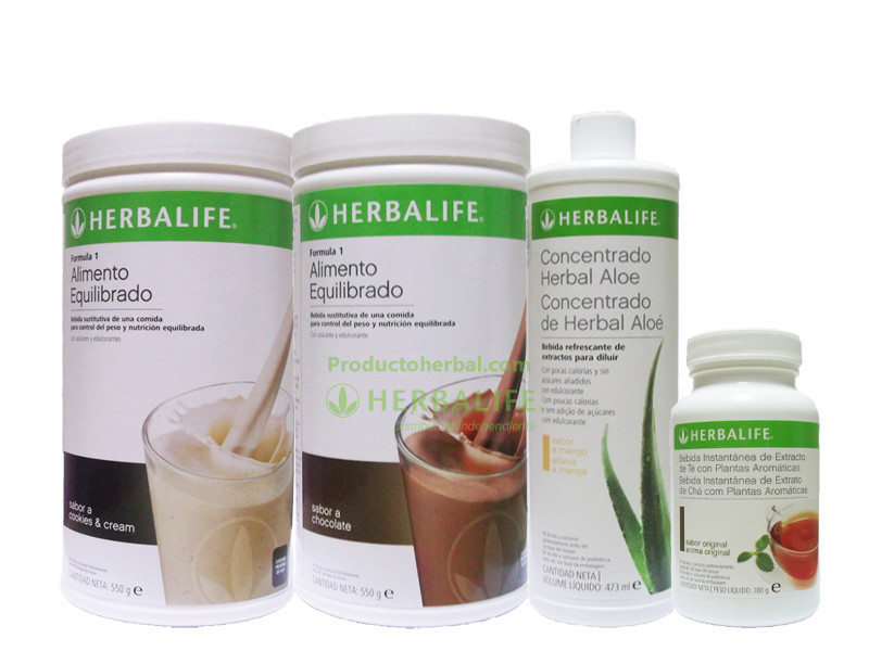 Herbalife pack medio de productos para el control de peso